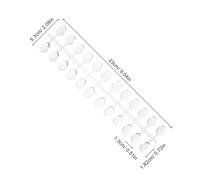 CLISPEED Présentoir à Capsules D’Ongles Ovales Moyens Transparents - 12 Plaques 24 Faux Ongles Courts Chacune - Nuancier Professionnel pour Salon de Manucure Accessoires pour Nail Art et