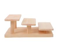 CLISPEED Présentoir à Lunettes en Bois Massif pour Affichage Riser Stand, Support à Lunettes et Bijoux, pour Ambiance Estivale au Bureau L'étude