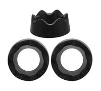 CLISPEED Présentoir de Volleyball Portable en Plastique Noir 3pcs Base Stable pour Affichage Sécurisé de Ballons de Football en Salle de Sport ou Organisation de Classe