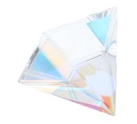 CLISPEED Prisme Solaire en Verre, Prisme de Lumière Pyramide, Mélange de Couleurs et Réfraction, Décoration de Fenêtre Intérieure, Ornement de Jardin, Présent pour Filles