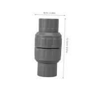 CLISPEED PVC Clapet Anti-retour Étanche Vanne de Retenue pour Raccord Tuyau Eau Protection Anti-retour Installation Facile Joint Étanchéité Fiable