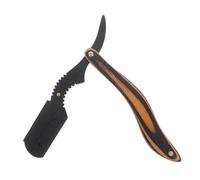CLISPEED Rasoir Professionnel pour Barbier Acier Inoxydable Manuel et Portable Rasoir Homme pour Barbe Sourcils et Poils Corps Durable et sans Lames Usage Salon et Voyage