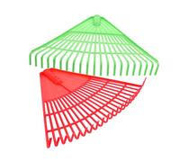 CLISPEED Râteau à Feuilles de Jardin 21 Dents pour Entretien Pelouse et Feuilles Mortes, Lot 2 Pièces, Râteau Léger et Compact pour Nettoyage Extérieur, Outil Manuel pour Jardinage et Désherbage