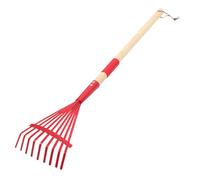 CLISPEED Râteau De Jardinage Détachable Rouge pour Garçon Fille Râteau à Main Polyvalent pour Nettoyage Ramassage De Débris Et Nivellement du Sol Outil Léger pour Jardinage des Tout-Petits