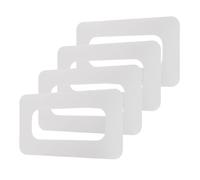 CLISPEED Réparation Boîtier Aileron Patch 4PCS en PVC pour Sup Paddle Board avec Base Détachable Adaptateur Universel Accessoires pour Planche de Surf en Océan et Lacs