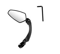 CLISPEED Rétroviseur De Vélo Sécurité Rotatif à 360° En Abs, Réglable Gauche, Miroir Réfléchissant Anti-rayures, Compatible Vtt Et Vélo De Route, Usage Extérieur Cyclisme