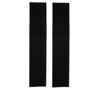 CLISPEED Réutilisables en Polyester Noir, Étanches, Lot de 2 Paires pour Fixation Sécurisée de Voiture