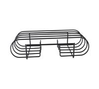 CLISPEED Rib Rack Portable Barbecue Grill Rack for Even Cooking of Steaks Chicken and Roasts Outdoor Grill Tool
