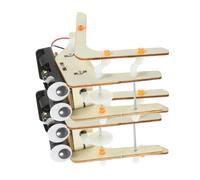 CLISPEED Robot Araignée en Bois 3D Éducatif pour Garçon et Filles Kit Scientifique DIY 2 Sets Matériel D’Apprentissage Stem pour Projet Expérimental et Jeu Cognitif Pédagogique