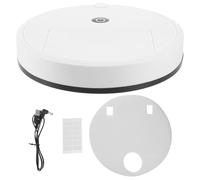 CLISPEED Robot Laveur de Sols Automatique Blanc Usb, Balai Électrique Multifonction Rechargeable, Nettoyage Intelligent pour Maison, Robot Balai Télécommandé et Aspirateur Sol