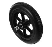 CLISPEED Roue Arrière pour Fauteuil Roulant Roue Pleine Gonflable avec Roulement à Billes de Rechange pour Déambulateur et Fauteuil Roulant