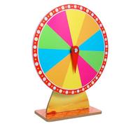 CLISPEED Roue de Tombola Rotative en Plastique Design Unique, Légère et Portable, Plateau Tournant de Jeu Polyvalent pour Fêtes et Carnavals