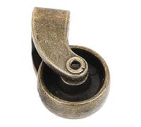 CLISPEED Roulette de Canapé en Métal Remplaçable Roue Pivotante Robuste Design Bas Profil Glisse Fluide sur Sols Durs et Tapis Accessoire Meuble Pratique et Élégant