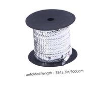 CLISPEED Ruban Paillettes Plat Argenté Rouleau Mètres Séquins Souples PVC pour Couture et Décoration Vêtements DIY Accessoires Mariage et Artisanat