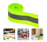 CLISPEED Ruban Réfléchissant Fluorescente à Coudre 5 CM X 2 M Bande de Sécurité Haute Visibilité pour Vêtements et Paquet à Dos Bande en Tissu Solide et Fluorescente pour Signalisation