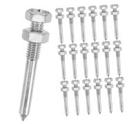 CLISPEED Sabots D'aérateur De Pelouse à Pointes Métal 20 Pcs 42 Mm pour Jardin, Ameublissement du Sol, Crampons Robustes Anti-Glisse, Usage Gazon Et Terrain Compacté