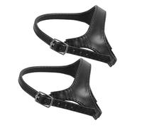 CLISPEED Sangles Antidérapantes Détachables pour Talons Boucles Élastiques pour Femme Confort et Prise Sécurisée pour Bureau ou Fête PU Durable