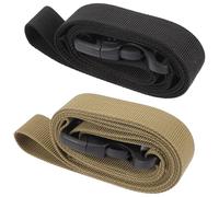CLISPEED Sangles en Nylon Réglables pour Sécuriser Bagages Lot de 2 Ceintures Robustes pour Valises et Paquets de Golf Lors Déplacements
