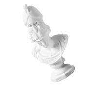 CLISPEED Sculpture d'art Miniature Buste Classique Athéna en Résine Détaillée Décoration Intérieure Bureau Maison Statuette Décorative