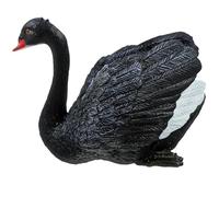 CLISPEED Sculpture de Canard Noir Plastique Modèle Réaliste pour Décoration Extérieure de Jardin et Pelouse Ornement et Résistant pour Étang Terrasse et Paysage