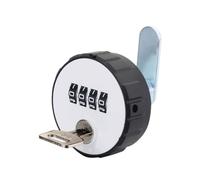 CLISPEED Serrure à Code à Chiffres Acier pour Armoire et Tiroir Verrouillage Double Clé Sécurisé pour Boîtes à Outils et Casier École et Facile à Programmer