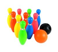 CLISPEED Set de Bowling Mousse pour Garçon Fille Jeu Intérieur Éducatif avec Quilles Colorées et Boules Ensemble Ludique pour Fête Anniversaire et Coordination Main-œil