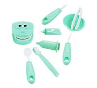 CLISPEED Set de Jeu Imitation Médecin Garçon Fille Kit Dentiste Vert Rôle Infirmier pour Créativité et Coordination