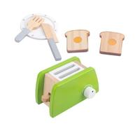 CLISPEED Set de Ludique Éducative pour Garçon Fille Jeu de Rôle Cuisine Garçon Fille Développement Cognitif et Motricité Interactif Kit Dinette Complet Vert