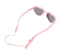 CLISPEED Solaires Polarisées Garçon Fille Forme Cœur avec Sangle Protection Uv Anti-éblouissement Légères et Résistantes Né Fille Garçon Mois