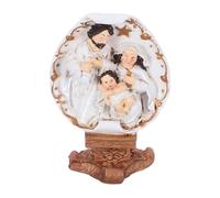 CLISPEED Statue Naissance De : Crèche De Noël - Figurine Miniature - Décoration De Table Chrétienne pour Maisons Catholiques Et Dons