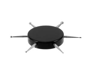 CLISPEED Stylo à Points pour Nail Art Noir, 6 Embouts Ronds Multifonctions, Outil de Pointillage Précis pour Manucure Diy, Petit Outil à Pointiller et Accessoires pour Décoration D’ongles