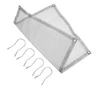 CLISPEED Support à Bûches Extérieur Pliable en Acier Inoxydable Tapis de Barbecue Résistant la Chaleur pour Feu de Camp et Cuisson en Plein Air