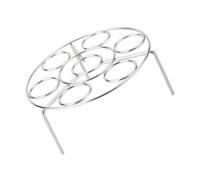 CLISPEED Support de Cuisson Vapeur Inox Casier Œufs Multifonction Stable et Résistant Chaleur Accessoire pour Cuisson Vapeur Maison Facile à Nettoyer