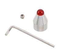 CLISPEED Support de Diapason en Alliage d'Aluminium Léger 8mm avec Anneau en Agate Rouge pour à Domicile et Pratique du Yoga, Base Stable pour Accessoire de Relaxation