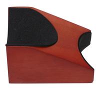 CLISPEED Support de Nuque pour Guitare et Ukulélé en Bois Marron Portable Multifonction, Repose-manche Délicat à Placer Étui ou Paquet pour Instruments à Cordes