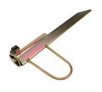 CLISPEED Support De Parasol De Plage Fer Doré Ancre Parasol Sable Ou Terre Droit Et Stable sans Risque De Chute