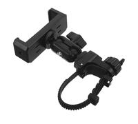 CLISPEED Support de Téléphone Réglable en Métal pour Clarinette et Saxophone Ténor, Pince Lyre pour Pied de Micro, Support Multifonctionnel pour Partitions et Téléphone Portable Lors