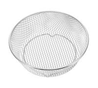 CLISPEED Support Friteuse Air Acier Inoxydable Porte-brochettes Vertical Rond pour Suspension Uniforme des Viandes Compatible Four Et Panier Barbecue Ronde