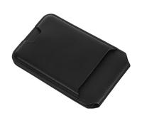 CLISPEED Support Magnétique Pliable pour Téléphone avec Porte Étui Id et Support de Bureau Multifonctionnel PU Noir Premium