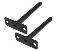 CLISPEED Support Mural pour Disques D’Haltères en Acier Robuste Lot de 2 25 Barres Suspendre Rangement Vertical pour Salle de Sport à Domicile Accessoire Pratique pour Équipement de