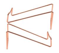 CLISPEED Support Porte-Bouteilles de Vin en Doré Lot de 2 Design Simple Petit Format pour Décoration Cuisine et Salle à Manger