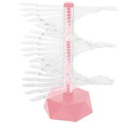 CLISPEED Support pour Nail Art en Spirale 60 Échantillons de Couleurs, Portable et Facile à Placer pour Entraînement des Mains et Ongles
