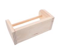 CLISPEED Support pour Ruban Adhésif de Bureau, Dévidoir de Ruban Adhésif en Bois, Support de Rouleaux, pour 1 Grand Rouleau ou Plusieurs Petits, Finition Élégante, Cuisine et Coin Étude