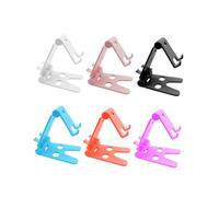 CLISPEED Support Téléphone Double Plastique Blanc pour Bureau Multifonction Stable et Portable pour Smartphones et