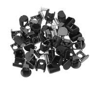 CLISPEED Supports D'étagères en Alliage de Zinc Filetés 6 Mm 100 Pièces Supports Métalliques pour Bibliothèque, Armoire Cuisine, Fixation Résistante à L'humidité, Organisation Efficace