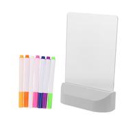 CLISPEED Tableau Acrylique Lumineux Réinscriptible pour Garçon Fille avec Feutres Colorés et Lumière Douce Tableau de Dessin Éducatif et Décoratif Lampe de Nuit Apaisante USB