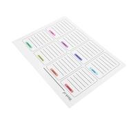 CLISPEED Tableau Blanc Effaçable à Sec Autocollant en Pvc, Planificateur Mural Hebdomadaire Facile à Écrire et Effacer, pour Organiser les Tâches la Maison Bureau