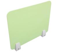 CLISPEED Tableau de Confidentialité en PVC et Métal Vert, Séparateur de Bureau Les Gouttelettes, Montage Rapide, Conçu pour Clients et Étudiants en Salle D'examen Style Plusieurs Styles