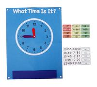 CLISPEED Tableau Feutre Éducatif pour Tout-Petits Grand Panneau Mural Cognition du Activités Apprentissage Éveil Parent-garçon Fille