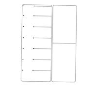 CLISPEED Tableau Magnétique pour Réfrigérateur Planning Hebdomadaire Effaçable Pet Organiseur Cuisine et Mémo Aimanté pour Partage de Tâches et de Courses